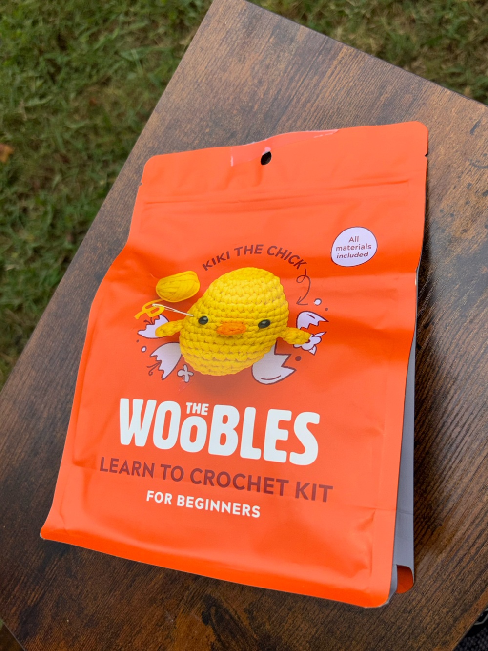 Woobles Kids Crochet Kit - Kiki the Chick